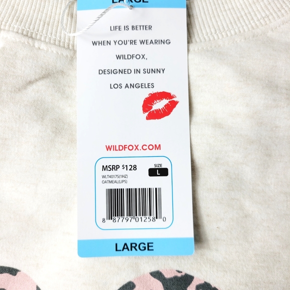 Wildfox Oversized Statement Sweatshirt - Picture 4 of 5